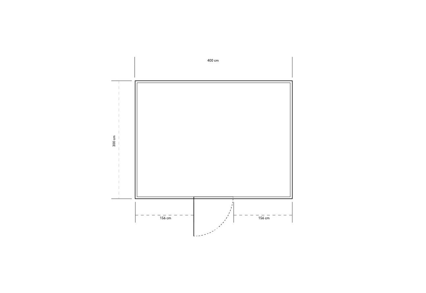 De Hoeve Tuinhuis St. Moritz 400x300cm