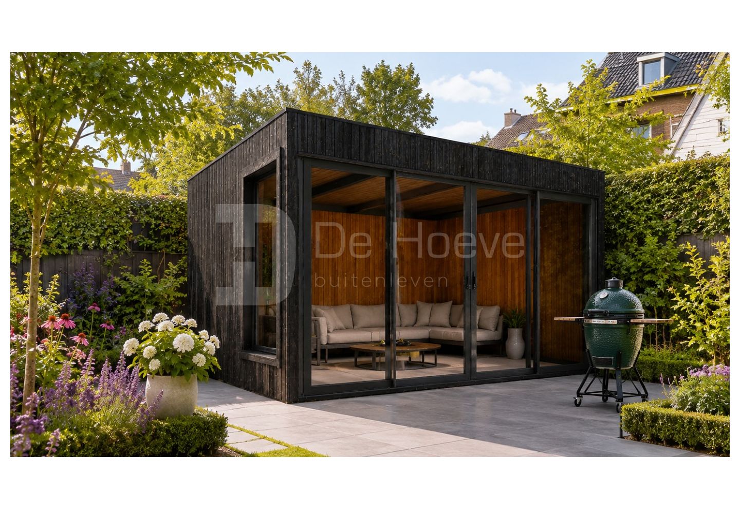 De Hoeve Tuinkamer Blaak 435x325cm | Platdak
