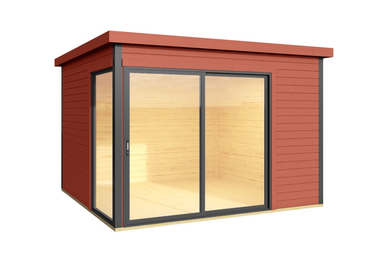 Lasita Maja Tuinhuis Domeo 1 Swedenred/Anthracite