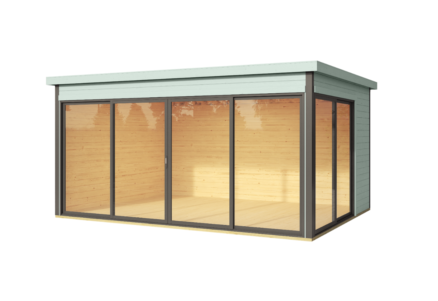 Lasita Maja Tuinhuis Domeo 4 Glaciergreen/Anthracite