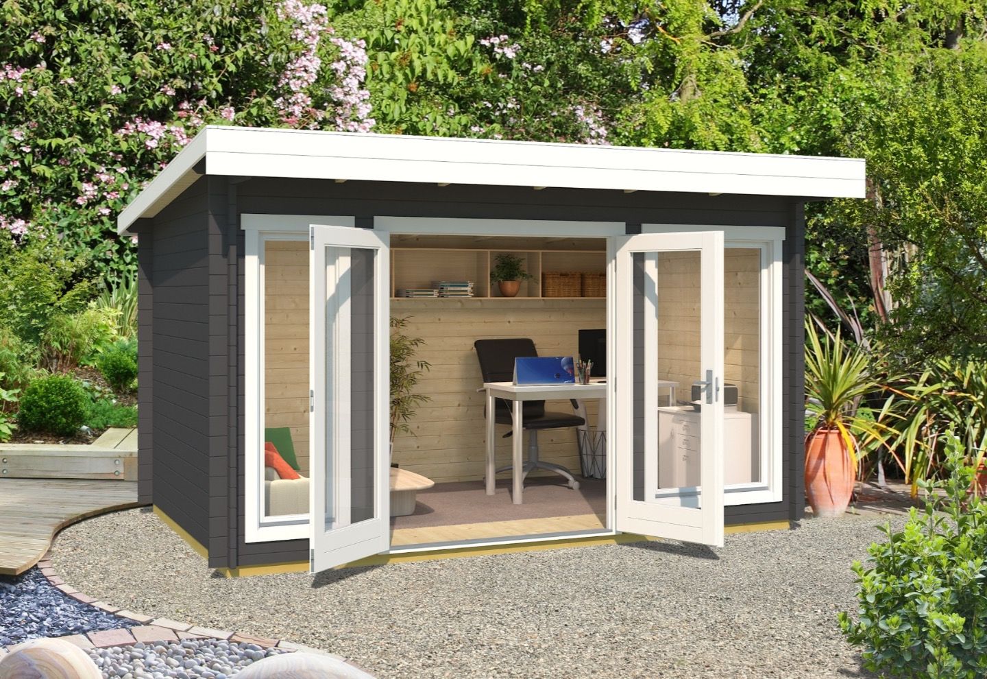 Lasita Maja Blokhut Dorset 1 Carbongrey