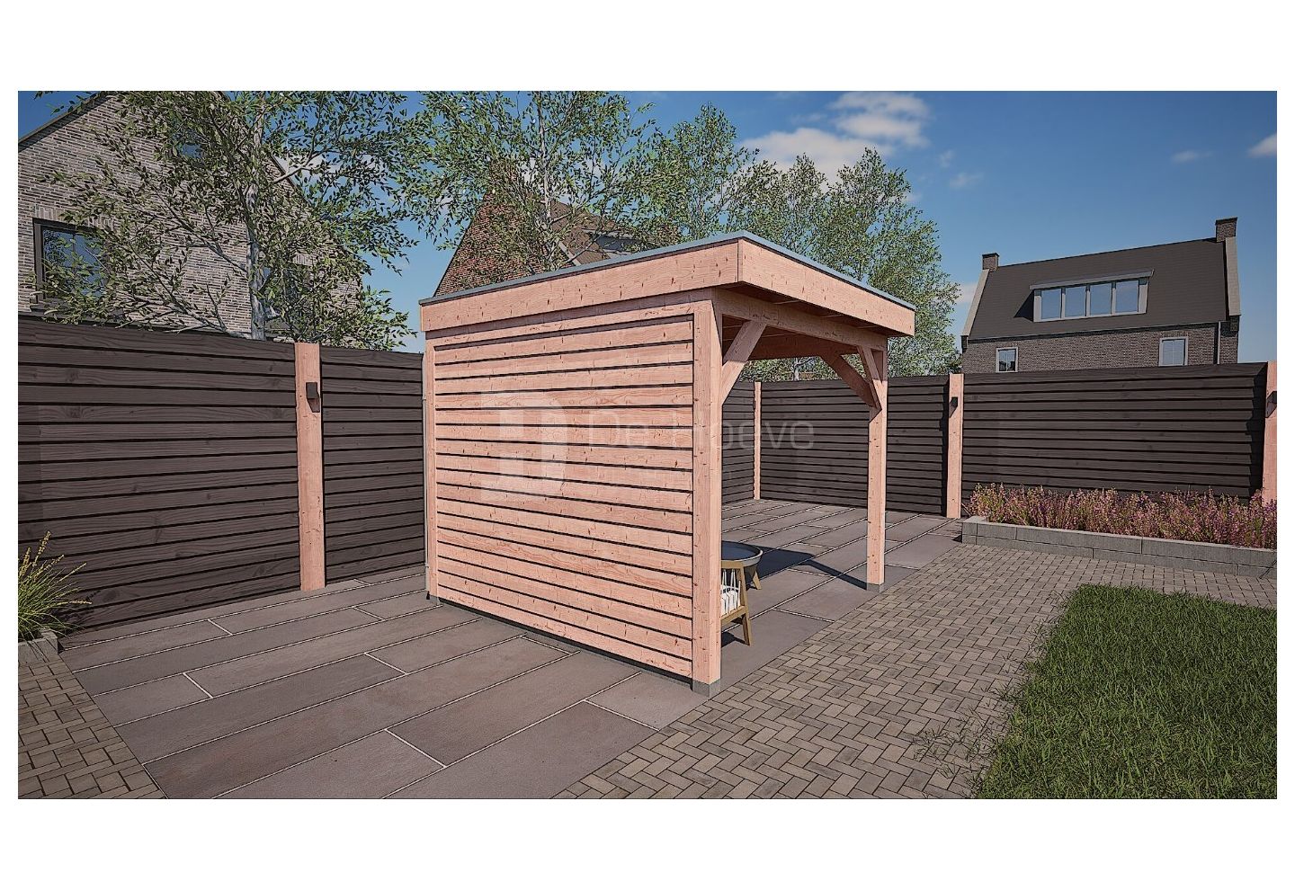 Douglas Overkapping 300x300cm | Platdak