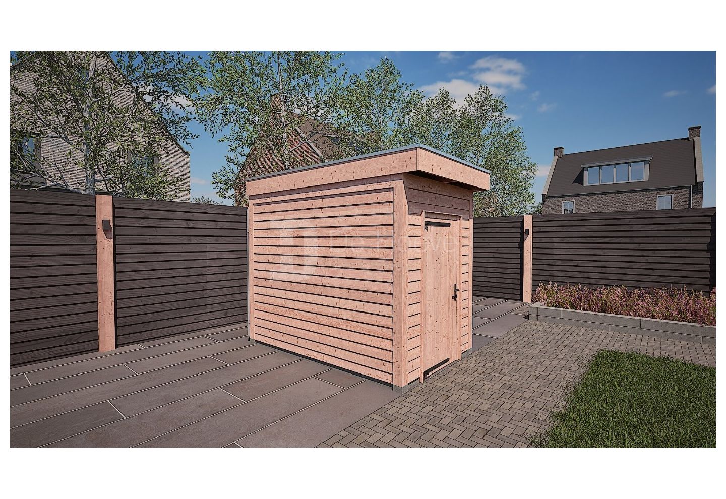 Douglas Tuinhuis 200x300cm | Platdak