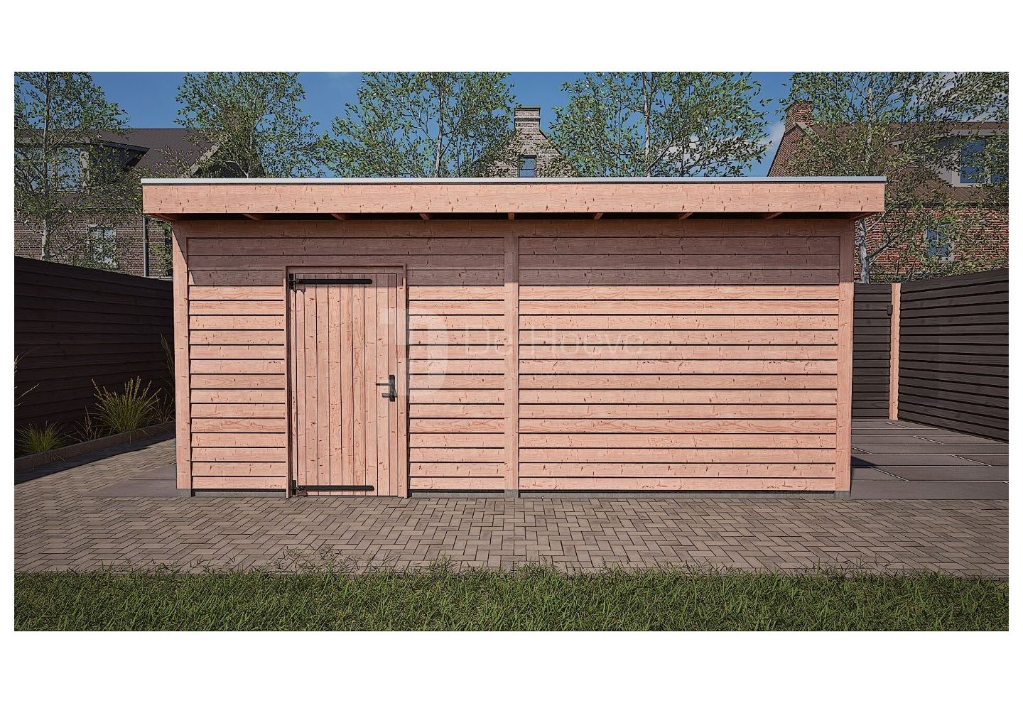 Douglas Tuinhuis 600x300cm | Platdak
