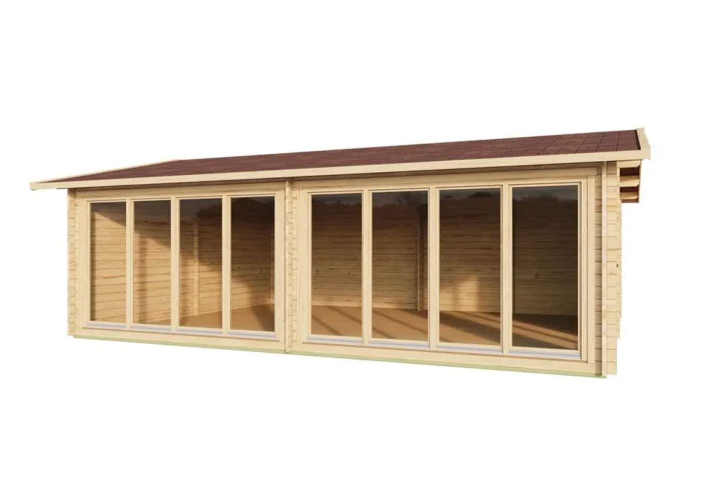 Gardenhouse24 Blokhut Marina 70mm | 860x660cm