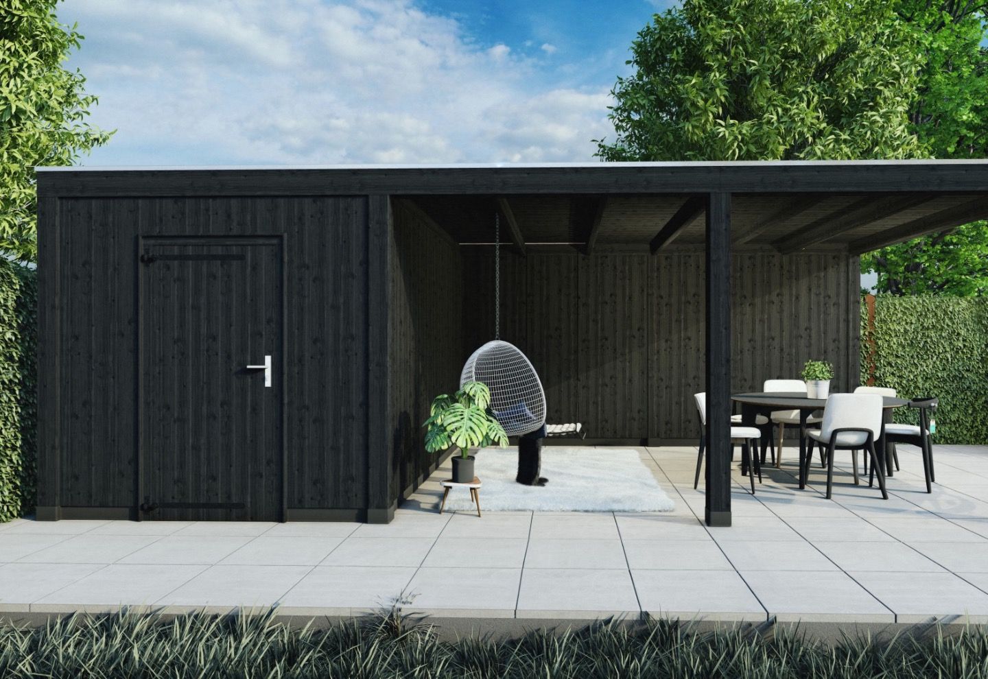 De Hoeve Pro-line Buitenverblijf 730x370cm 