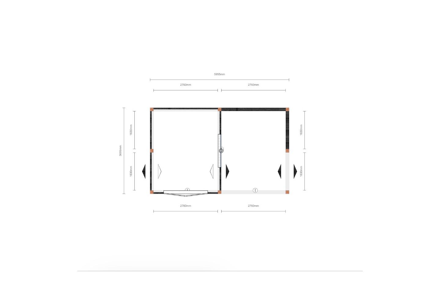 Kapschuur De Hoeve XL 635x440cm