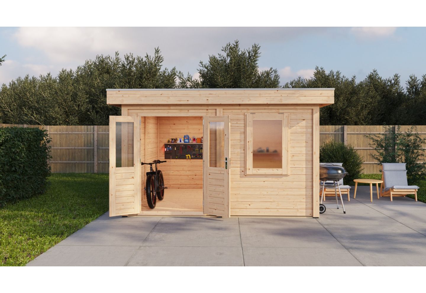 Lugarde Select Modern Tuinhuis Rotterdam - Onbehandeld