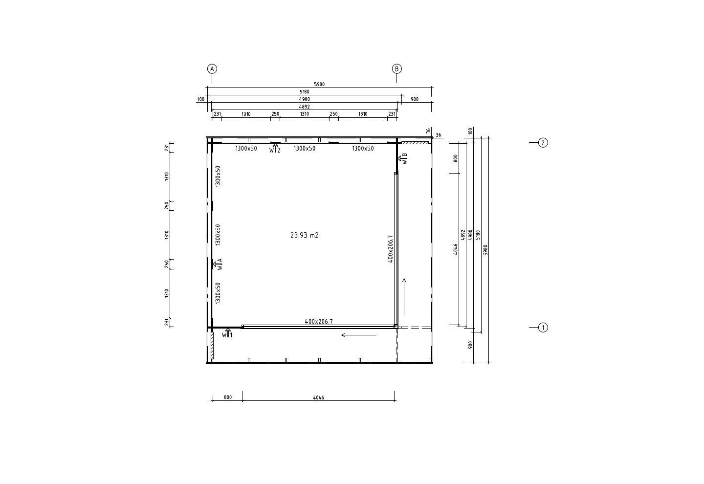 'De Hoeve tuinhuis kantoor Didam ALU 70 | 6 m x 6 m