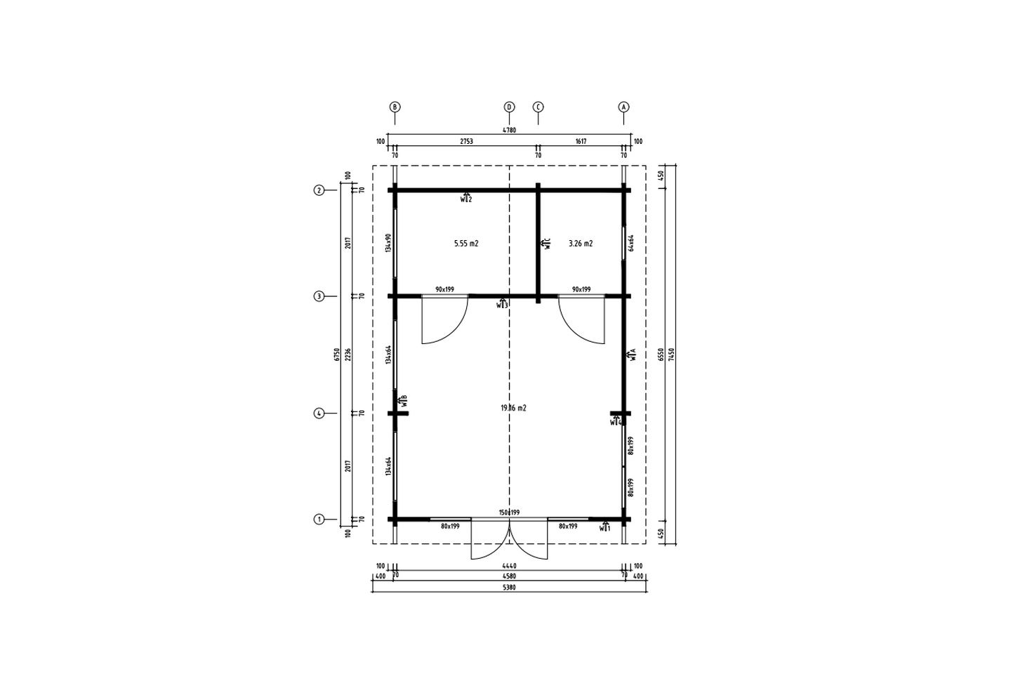 De Hoeve Vakantiehuis Sigurd 70 | 745cm x 478cm