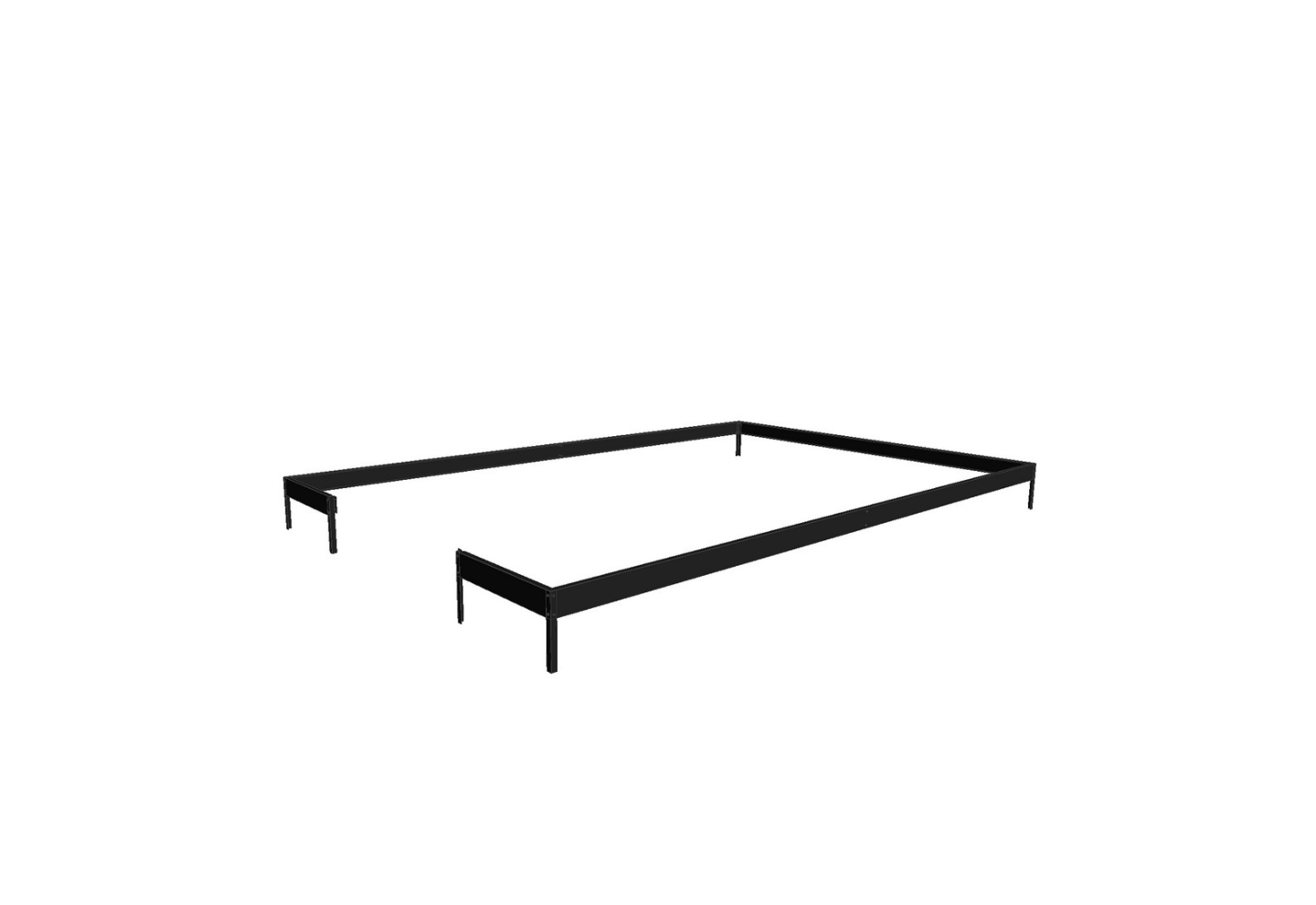 Fundering Premium 8,8 - zwart gecoat