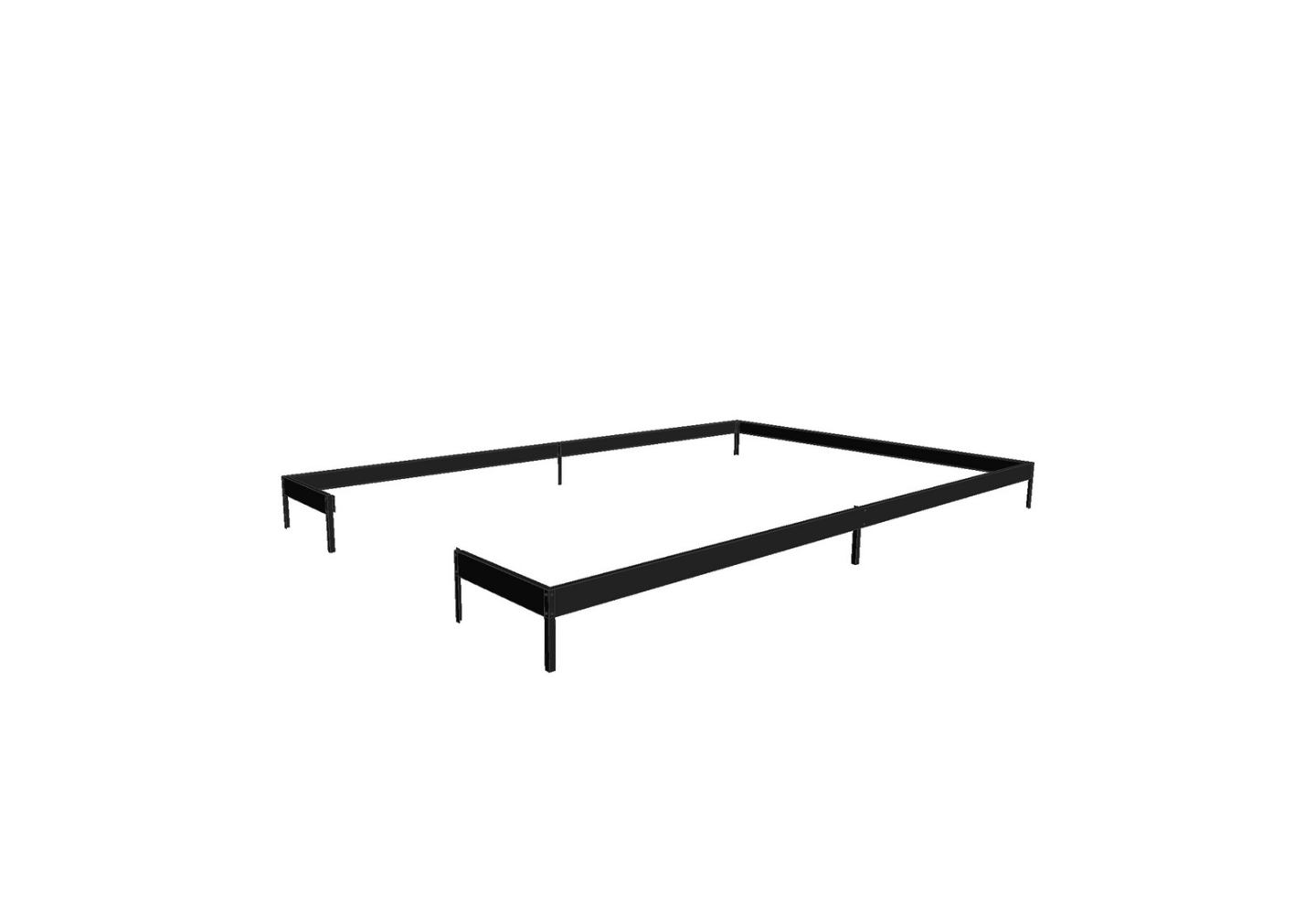Fundering Premium 13,0 - zwart gecoat
