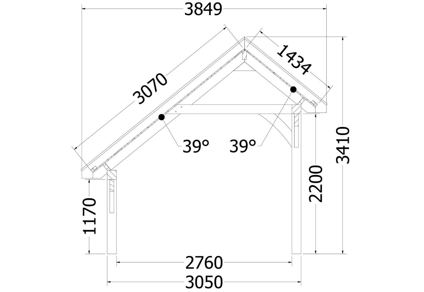 Trendhout Kapschuur De Hoeve XL 52.1196