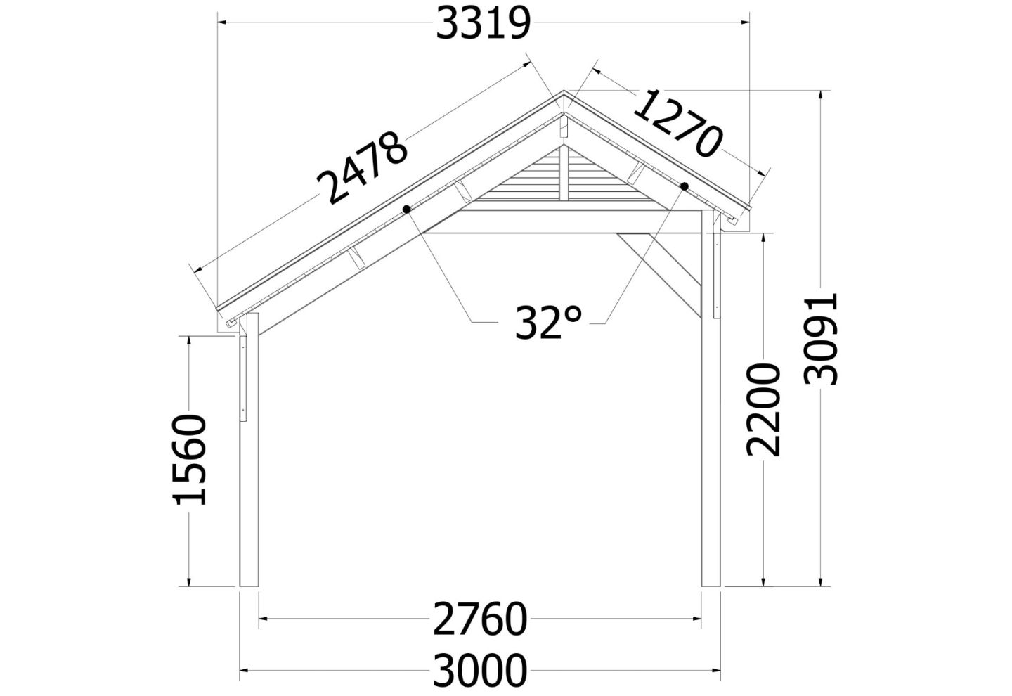 Trendhout Kapschuur De Deel 52.1192