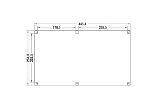 Outdoor Life Douglas Overkapping 450x250