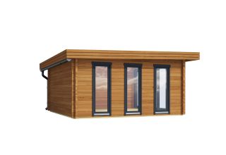 De Hoeve tuinhuis Met Vouwdeuren Sassenheim 44 | 4,9 x 4,9 m 44 mm