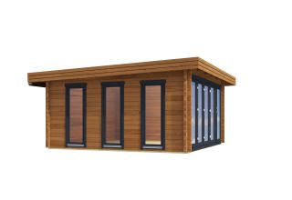 De Hoeve tuinhuis Met Vouwdeuren Sassenheim 44 | 4,9 x 4,9 m 44 mm