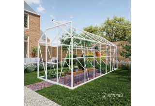 ROYAL WELL Tuinkas Kate V Full Options, Wit, VG 3mm/1 ROYAL WELL Tuinkas Kate V Full Options, Wit, VG 3mm/1