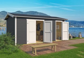 Lasita Maja Blokhut Tuvalu XL Carbongrey