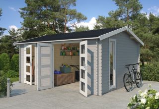 Lasita Maja Blokhut Carroz 2 Lightgrey