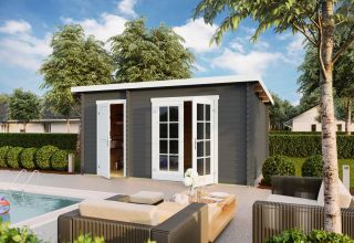Lasita Maja Blokhut Belmont 2 Carbongrey
