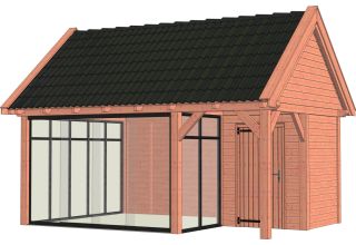 Trendhout Buitenverblijf Zadeldak XL 52.1144