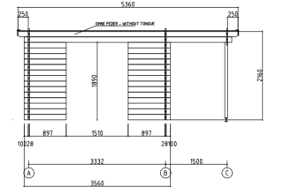 De Hoeve Tuinhuis Scandi | 28mm