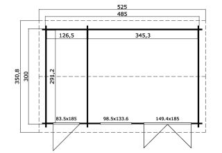 Lasita Maja Tuinhuis Wrexham 2 Lightgrey
