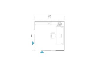 Lasita Maja Tuinhuis Palermo 3 Carbongrey