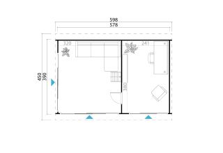 Lasita Maja Tuinhuis Murano 3 Carbongrey