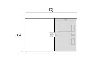 Lasita Maja Tuinhuis Murano 3 Carbongrey