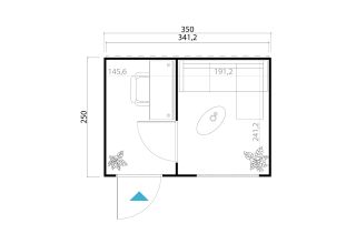 Lasita Maja Tuinhuis Sardinia 2 Carbongrey