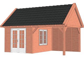 Trendhout Buitenverblijf Zadeldak XL 52.0148