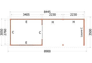Trendhout Buitenverblijf Siena 52.0444