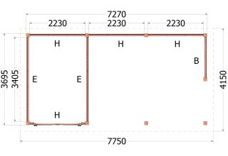 Trendhout Buitenverblijf Siena 52.0450