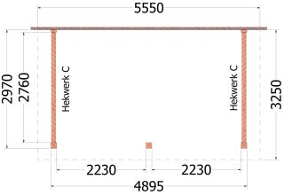 Trendhout Aanbouwveranda Lucca 52.1002