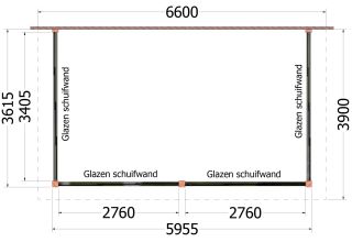 Trendhout Aanbouwveranda Lucca 52.1005