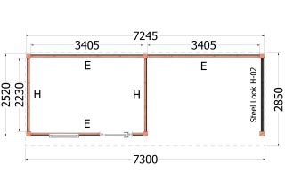 Trendhout Buitenverblijf Refter XL 52.1066