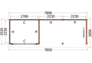 Trendhout Buitenverblijf Refter XL 52.1073