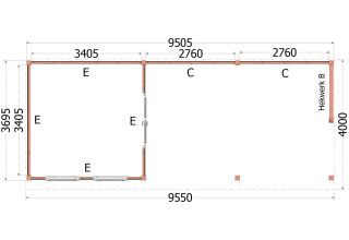 Trendhout Buitenverblijf Refter XL 52.1082