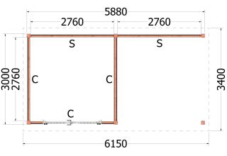 Trendhout Kapschuur De Deel 52.1190