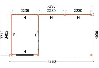 Trendhout Buitenverblijf Verona (Links) 52.1114