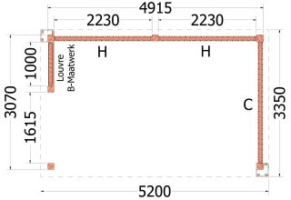 Trendhout Buitenverblijf Verona (Rechts) 52.1120