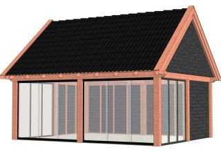 Trendhout Buitenverblijf Zadeldak XXL 52.1180