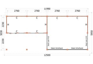 Trendhout Buitenverblijf Zadeldak XXL 52.1186