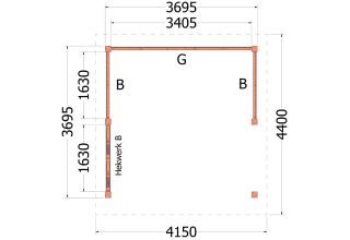 Trendhout Kapschuur De Hoeve XL 52.1197
