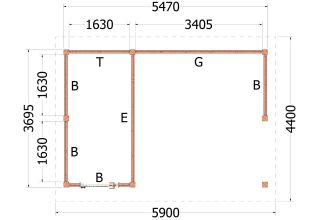 Trendhout Kapschuur De Hoeve XL 52.1204