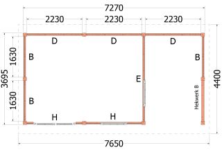 Trendhout Kapschuur De Hoeve XL 52.1213