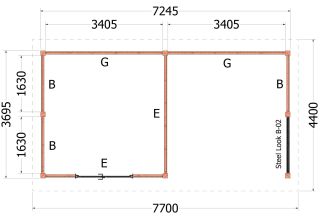 Trendhout Kapschuur De Hoeve XL 52.1215