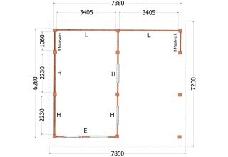 Trendhout Kapschuur De Hofstee XXL 52.1230